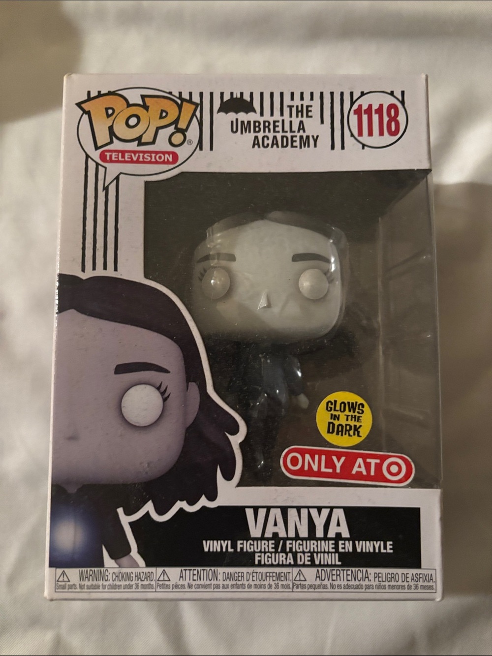 Funko Pop! Television Vanya (The Umbrella Academy) Glow-in-the-Dark Vinyl Figure